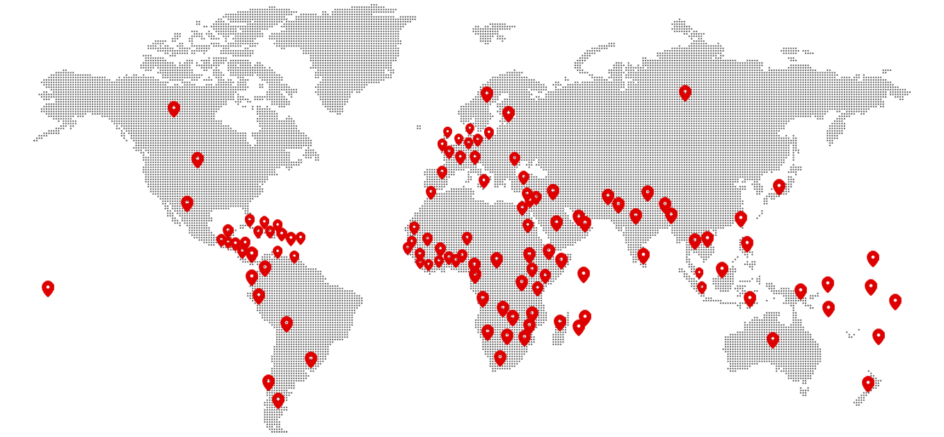 world map